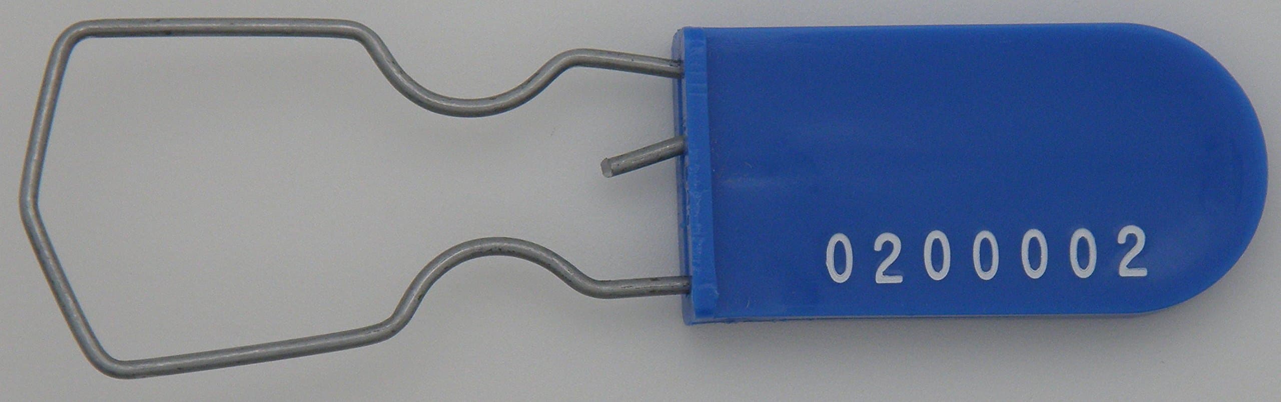 High Security Tamper Evident Wire Padlock Seals Blue Pack of 25