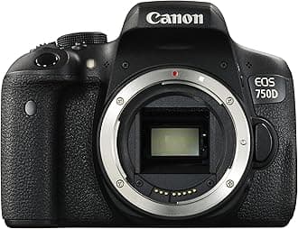 Canon EOS 750D Digital SLR Camera Body (24.2 MP, CMOS Sensor) 3-Inch LCD (Renewed)