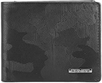 Berryblack Men's Leather Wallet with Card Holder Pockets and Coin Pocket, Branded Gents Purse- Black