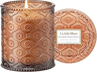 LA JOLIE MUSE Maelyn Hearth & Velvet Flames Small Jar Candle 6OZ