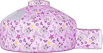 Skywin Air Tent Fort Playhouse for Kids (Princess) - Improved Inflatable Kids Fort Sets Up and Stores Away in Seconds (Fan NOT Included)