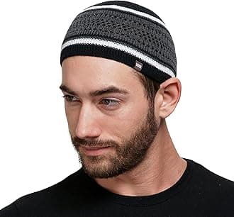 Breathable Cotton Stretchy Kufi for Men in Cool Designs - Helmet Liner