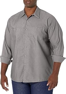 Red Kap Men's Red Kap® Men's Long Sleeve Industrial Work Shirt Shirt (pack of 1)