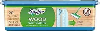 Wet Wood Floor Mopping Cloths Pack of 20