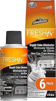 Car Air Freshener and Purifier - Odor Eliminator for Cars & Truck, New Car, Fogger, Pack of 6, 18507