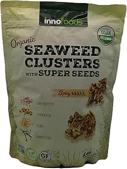 Innofoods Organic Seaweed Clusters with Super Seeds, 16 oz, Vegan, Gluten Free