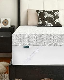 Mattress Topper Single Bed Thick, 2Inch Single Mattress Topper for Back Pain Relief