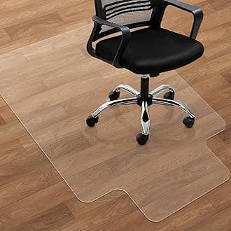 SHAREWIN Chair Mat for Hard Wood Floors - 36"x47" Heavy Duty Floor Protector - Easy Clean