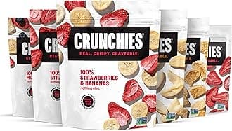 - Freeze-Dried Fruit Variety Packs, 100% All Natural Crispy Fruit, Non GMO and Kosher, Resealable Freeze Dried Fruit Snack Bags, Pack of 6 (5 Flavor Variety Pack)