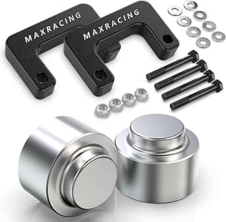 Maxracing 2.5" Front + 2" Rear Leveling Lift Kit Compatible with 2007-2020 Chevy Suburban 1500/2007-2013 Chevy Avalanche 1500/2007-2020 Chevy Tahoe / 2007-2020 GMC Yukon 1500 4WD/2WD
