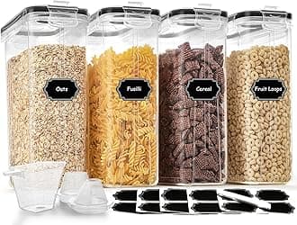4 Pack Cereal Containers