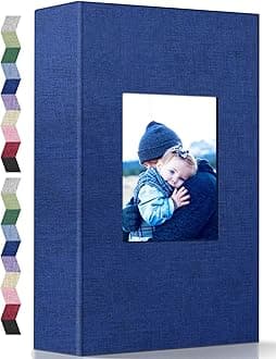 Photo Album 4x6-420 Photos Photo Books with 420 Horizontall Pockets,Linen Cover Albums for Family Wedding Anniversary Baby Vacation Pictures