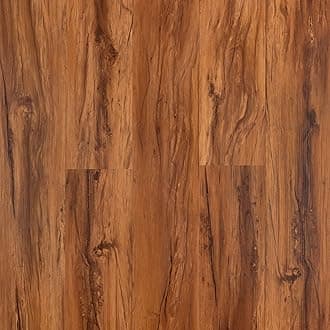 Vinyl Flooring - Lino Flooring,Peel and Stick Floor Tiles Self Adhesive Vinyl Flooring,2.0mm 15cm×15cm 1 Piece Enviornmentally Friendly for Kitchen Bathroom Office (Warm Brown Sample)