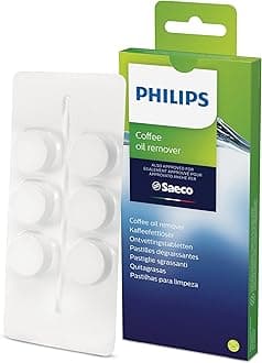 Versuni Philips CA6704/10 Coffee Oil Remover, 6 Tablets for Philips, Saeco and Other Fully Automatic Coffee Machines