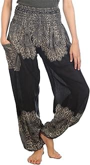 LOFBAZHarem Boho Pants for Women Yoga S-4XL Plus Hippie Clothing PJ