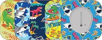 Mini Adhesive Patches for Dexcom G7, Stelo & Infusion Sets – 5-Pack Waterproof, Sweatproof CGM Overpatches – Hypoallergenic CGM Sensor Patches (Surf)