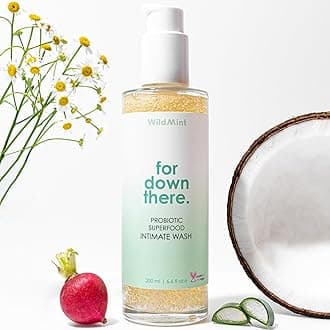 Probiotic Intimate Wash for down there | Natural Feminine Wash for Shaving, Period & Hygiene | pH Balanced & Fragrance-Free for Sensitive Skin | UK Made Vegan & Cruelty-Free Skincare | 200ml