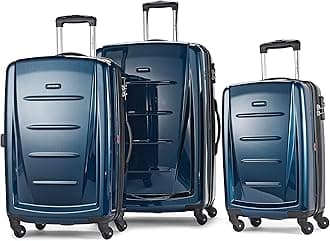 Winfield 2 Hardside Expandable Luggage with Spinner Wheels, Deep Blue, 3-Piece Set (20/24/28)