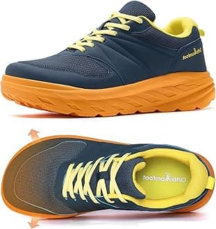 Men's Orthopedic Diabetic Wide Walking Shoes: Comfortable Arch Support Plantar Fasciitis Sports Running Sneakers, Casual Swollen Bunion Work Tennis Shoes for Foot and Heel Pain Relief