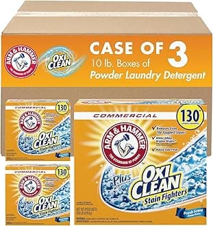33200-00108 Powder Laundry Detergent, OxiClean, Fresh Scent, 9.92 lb. (Pack of 3)