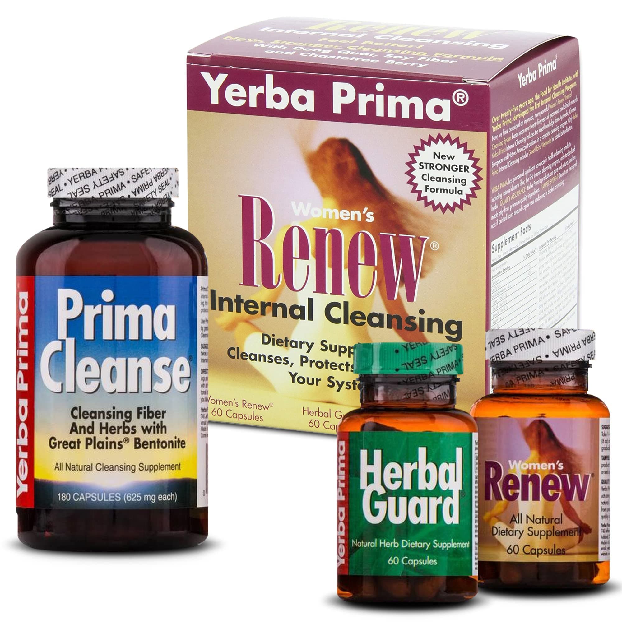 Women's Renew Internal Cleansing Program - 30 Day Program - Kit Includes 3 Bottles - Detox Cleanse Designed for The Female Body