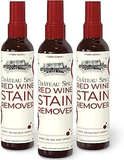Wine Stain Remover Spray - Laundry Stain Remover Spray - EPA Safer Choice Certified Carpet Cleaner - 4 Fl Oz (Pack of 3)