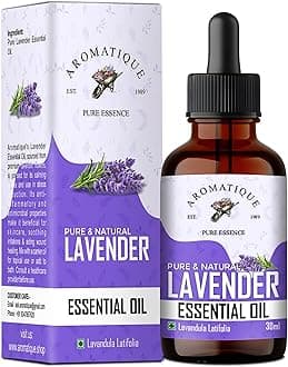 Lavender Essential Oil 30ml| 100% Pure & Natural | Aromatherapy Oil for Relaxation & Sleep | Multipurpose Use for Hair, Skin & Diffuser | For Men & Women