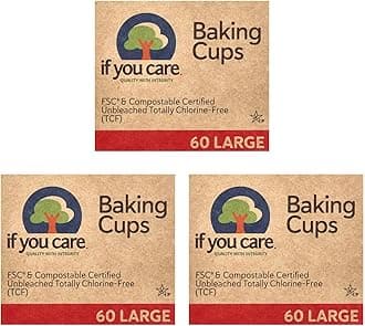 If You Care Unbleached Large Baking Cups 60 ct 3 pk