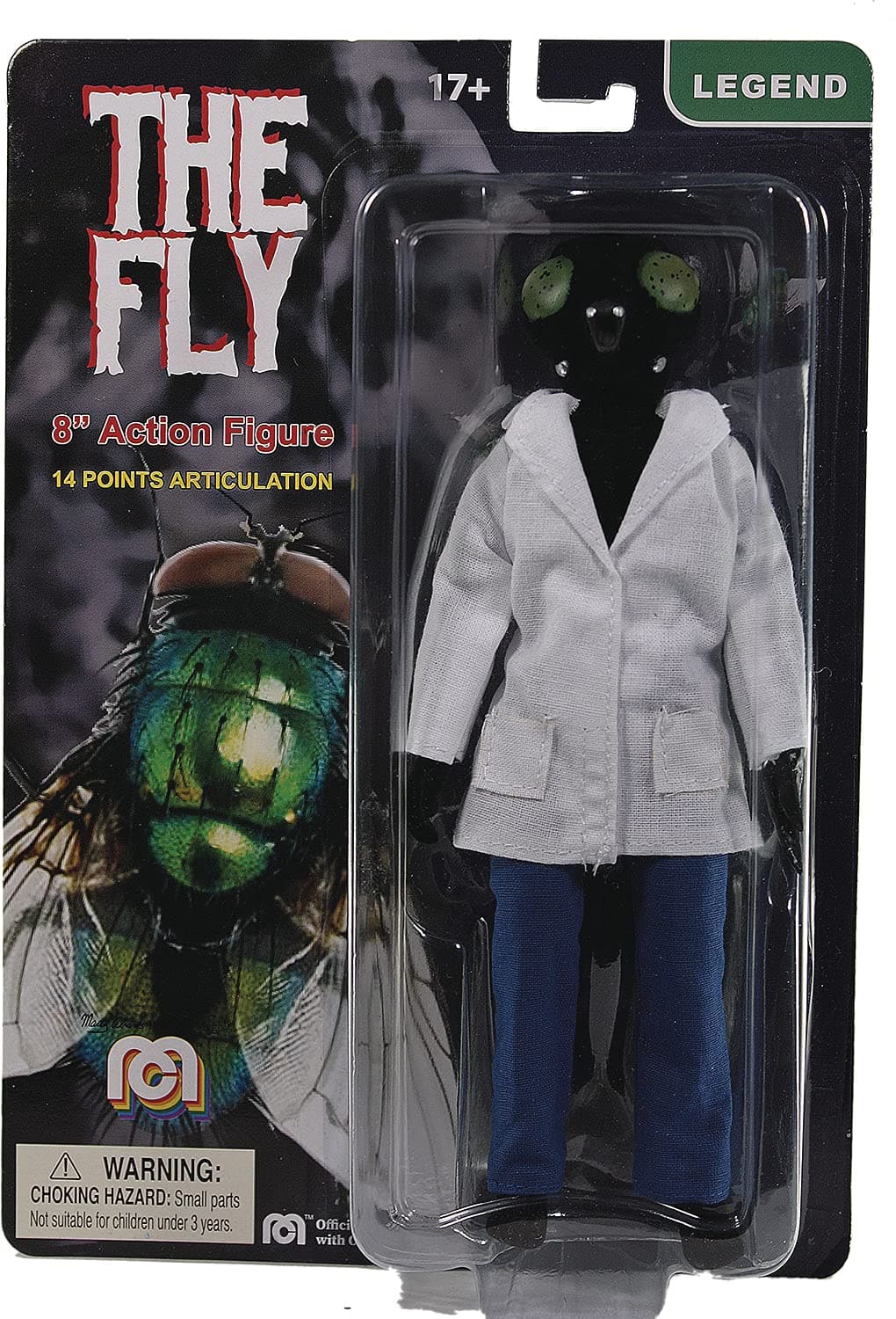 Horror The Fly (Flocked) 8" Action Figure Multicolor