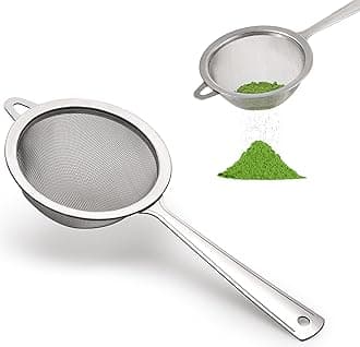 Matcha Sifter | Tea Strainer | Stainless Steel 40 Fine Mesh
