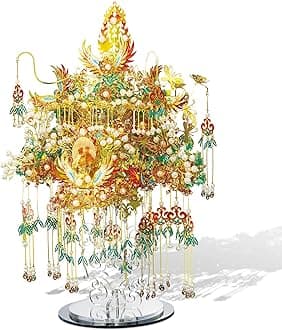 Piececool3D Metal Puzzle Model Kits- Garuda Coronet Metal Building Kit for Adults, Brain Teaser DIY Metal Model Kits for Teens Man Woman Family- 522 Pcs