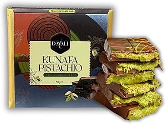 Dayali Premium Quality Pistachio Kunafa Chocolate 60 Gm| Dubai Famous Chocolate | Milk Chocolate.