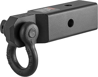 45831 D-Ring Shackle Mount Trailer Hitch, Fits 2-1/2-Inch Receiver, 13,000 lbs