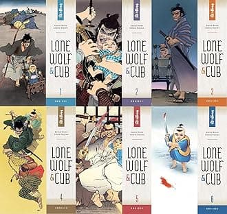 Lone Wolf and Cub Omnibus Edition 6-book Manga Set Vol. 1-6
