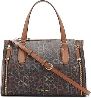 Calvin Klein Women's Elaine Bubble Lamb Novelty Satchel Satchel