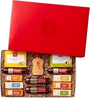 Hickory Farms Farmhouse and Signature Beef - Meat and Cheese Food Gift Basket...