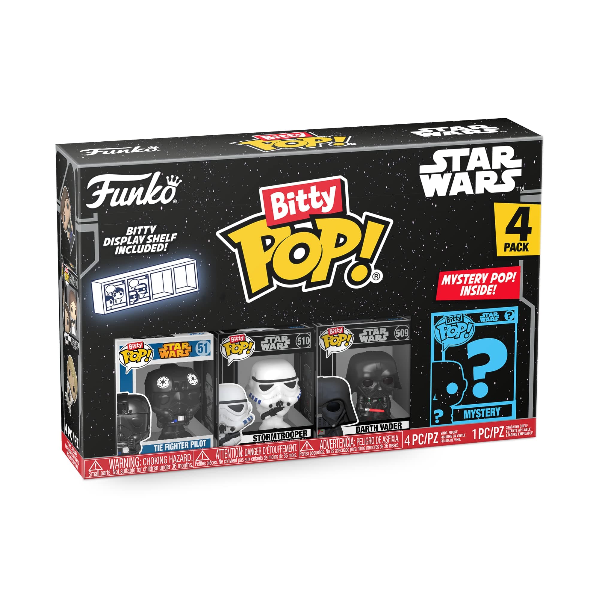 BITTY POP!: STAR WARS - Darth Vader 4PK