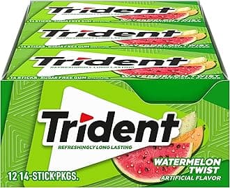 Watermelon Twist Sugar Gum Watermelon Twist 14 Ct Pack Of 12