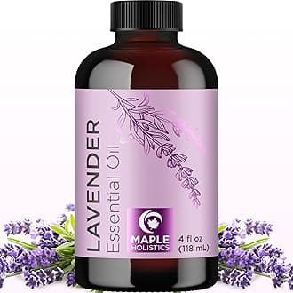 Pure Lavender Essential Oil 4oz - Relaxing Lavender Oil Essential Oil for Diffuser Aromatherapy Sleep and Mood - Pure Lavender Oil for Hair Skin and Nails Plus Calming Aromatherapy Oil for Diffuser
