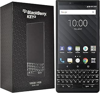BlackBerry Key2 128Gb Factory Unlocked 4G Smartphone International Version Black Edition English UK QWERTY Keypad