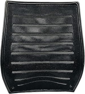 Comfortable Office Visitor revolving Boom Spare Parts Accessories Net Back with nut Bolts and Key fit to Every Chair (Boom Black Chair Back, Chair Parts)