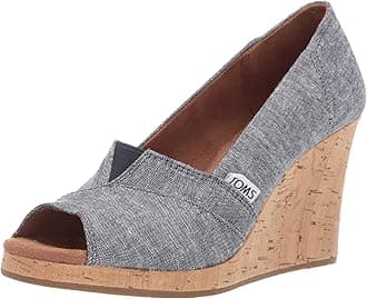 TOMS Women's Classic Espadrille Wedge Sandal