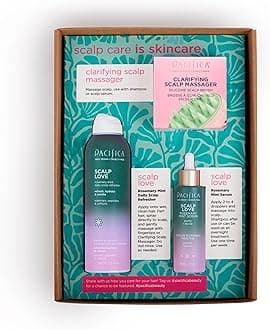 Pacifica Scalp Care Set – Rosemary Mint Daily Scalp Refresher, Detoxifying Serum & Clarifying Scalp Massager for Healthy, Hydrated Scalp, Vegan & Cruelty-Free