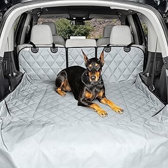 4Knines SUV Cargo Liner for Fold Down Seats - 60/40 Split and Armrest Pass-Through Compatible - USA Based Company (Extra Large, Grey)