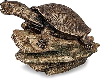 Turtle On Log Spitter Fountain for Pond and Garden, 78371