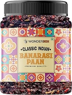 WonderBox Banarasi Meetha Paan Mukhwas – 250 Gm | Traditional Gulkand Paan After Meal Refreshment | Mouth Freshner Without Supari & Areca Nut | No Artificial Preservatives