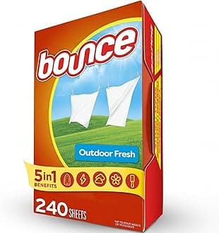 Bounce Outdoor Fresh Fabric Softener Sheets 240 Count by Bounce