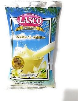 Lasco Soy Food Drink 400 grams, Available in 5 flavors (Vanilla, Strawberry, Chocolate, Almond, Creamy malt) (Vanilla)