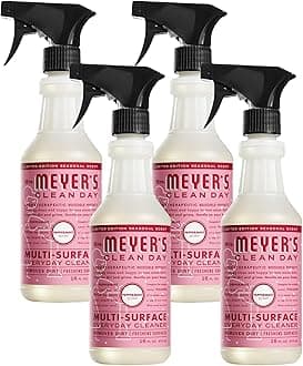 MRS. MEYER'S CLEAN DAY All-Purpose Cleaner Spray, Limited Edition Peppermint, 16 Fl. Oz (Pack of 4)