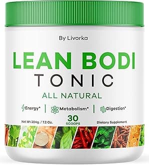 Lean Bodi Tonic, All Natural Advanced Formula Powder - 30 Servings for 1 Month